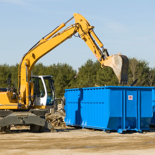 can i request a rental extension for a residential dumpster in Elk Run Heights